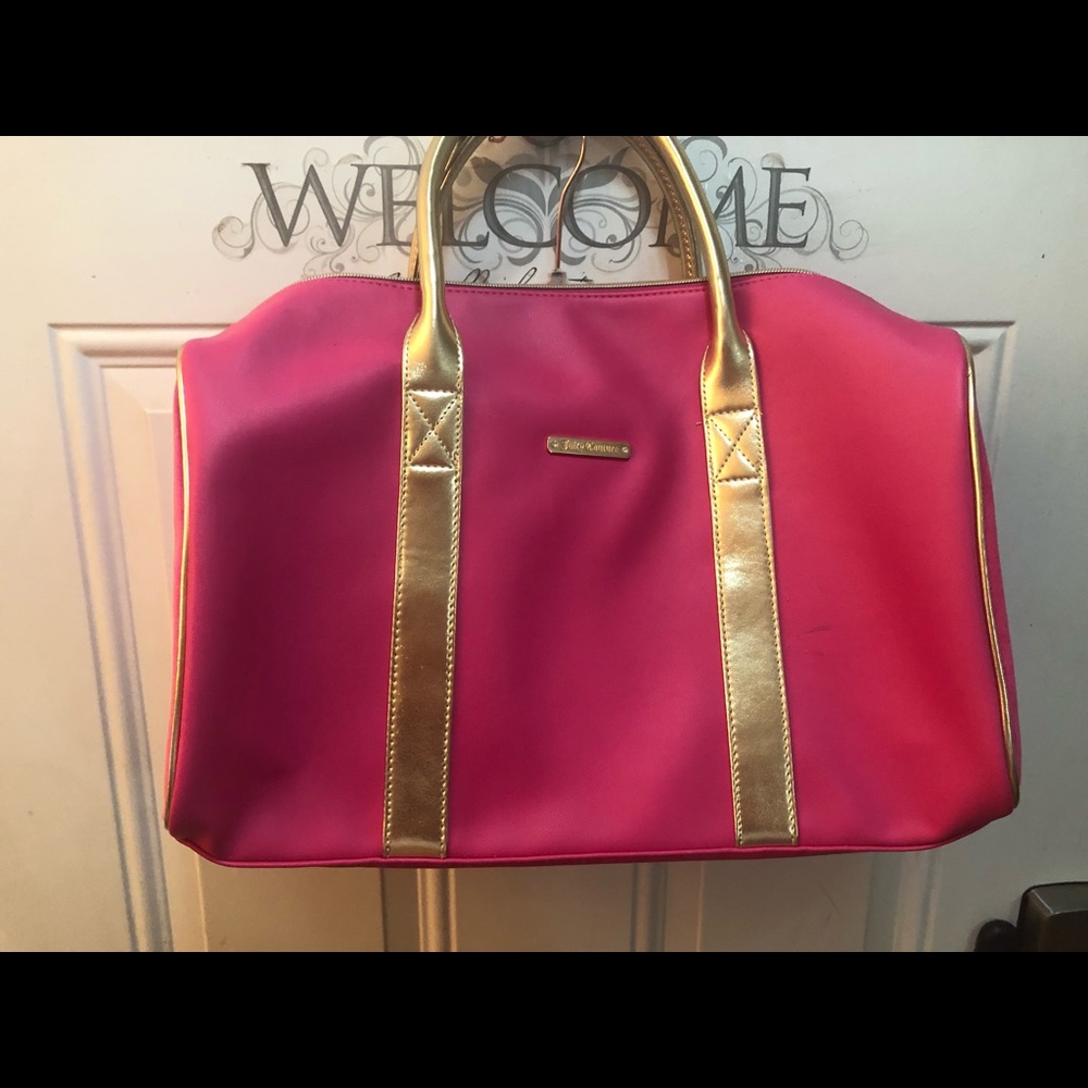 juicy couture pink travel bag never used